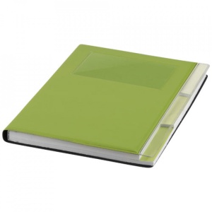 Agenda compartimentata, cu husa de protectie detasabila, A5, 120 file, Verde