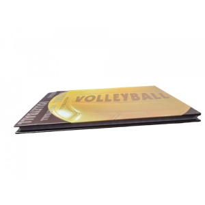 Block notes, MIXDesign, liniat dictando tip W, A5, 96 file, coperti cartonate, model Volei, Maro