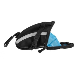 Borseta bicicleta, 1 compartiment, impermeabila, montare sub sa, neagra