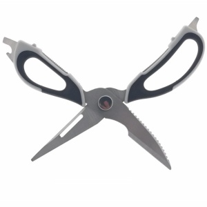 Foarfeca 9 in 1, cu suport magnetic, Neagra spargator nuci