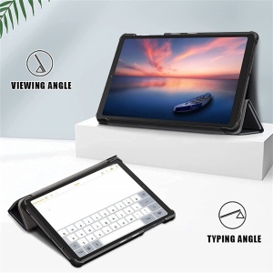Husa Smart Cover pentru Tableta Samsung Galaxy Tab A7 Lite (SM-T220/T225) 8.7 neagra