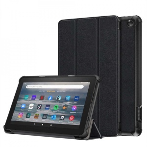 Husa Smart Cover tableta, pentru Amazon Fire 7 gen 12 2022, neagra