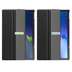 Husa Smart Cover tableta, pentru Lenovo Tab M10 Plus gen 3 10.6 Inch TB-128 2022 neagra