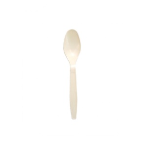 Set 30 bucati, tacamuri reutilizabile din Bioplastic, 100% naturale, Albe