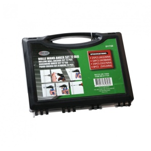 Set 72 piese, Pistol de ancore si ancore pentru Gips-Carton, Rigips
