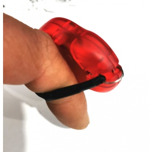 Set lumini de avertizare cu elastic pentru biciclete, doua moduri de iluminat, LED