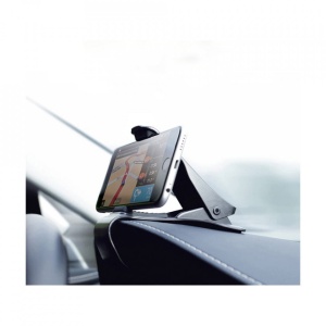 Suport auto pentru telefon cu fixare deasupra ceasurilor din bordul masinii, Negru