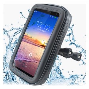 Suport de telefon pentru Bicicleta, protectie la intemperii si praf, maxim 5.5"