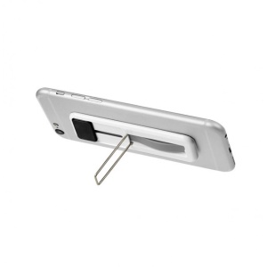 Suport tip Hand Strap pentru telefon, autoadeziv, cu buton Negru