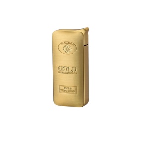 Bricheta metalica Gold, cu aspect de lingou, eleganta, Aurie