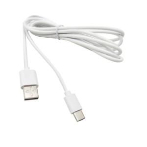 Cablu de incarcare OUTOS 2.1A, USB A catre USB-C, 100cm, Alb