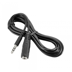Cablu prelungire audio, Jack 3.5 mm, 3 pini, 300 cm, Negru