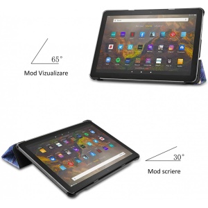 Husa Smart Cover pentru Amazon Fire HD 10 (2021) starry sky