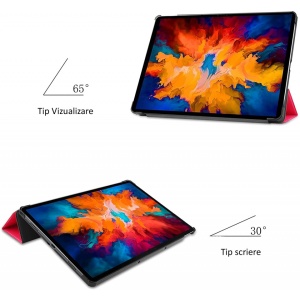 Husa Smart Cover, pentru tableta Lenovo Tab P11 Pro 11.5 inch (2020) TB-J706F/J706L rosu