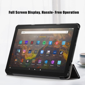 Husa Smart Cover tableta, pentru Amazon Fire HD 10 gen 13 2023, bleumarin