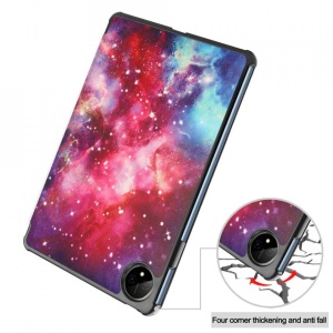 Husa Smart Cover tableta, pentru Huawei MatePad Pro 11 2022, model galaxie, roz