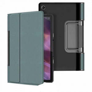 Husa Smart Cover tableta, pentru Lenovo Yoga Tab 11 YT-J706F 11 inch 2021 verde inchis