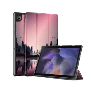Husa Smart Cover tableta, pentru Samsung Galaxy Tab A8 10.5 X-200 X205 model peisaj, multicolor