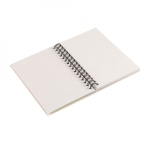Notebook Memo Neutral cu 50 pagini albe si 200 notite adezive, format A6, Alb