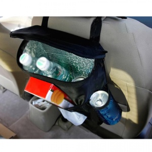 Organizator auto Termic, pentru spataru scaunelor, panza groasa, negru
