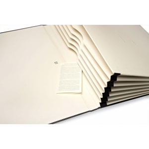 Portofoliu Moleskin XS, cu 6 compartimente, 143x92mm, negru