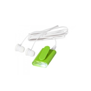 Reciver Bluetooth pentru casti, cu functie de hands free, Verde Lime