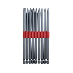 Set 10 piese, Bituri hexagonale extra lungi, cu lungime de 150 mm
