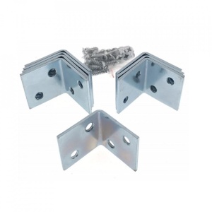 Set 40 piese, 32 Holsuruburi si 8 coltare metalice 30x30x30mm