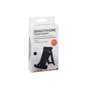 Suport de birou pentru telefoane, pliabil, reglare pe 3 unghiuri, negru