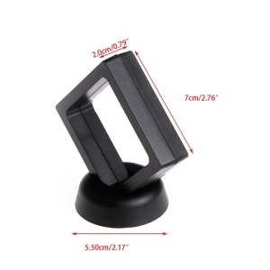 Suport display monede 40 mm, Cutie cu suport, Neagra