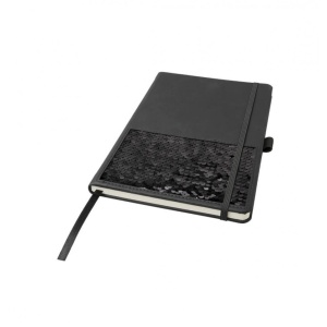 Agenda cu Paiete, Luxe Stationery, A5, 80 file, Dictando, Neagra