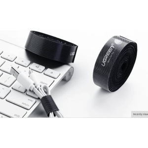 Banda organizare cabluri, marca Ugreen, 100 cm, Neagra