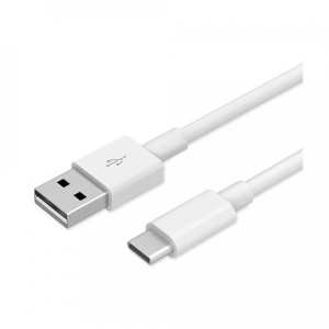 Cablu de incarcare OUTOS 2.1A, USB A catre USB-C, 100cm, Alb