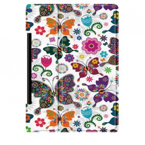 Husa Smart Cover pentru Tableta Lenovo Yoga Pad Pro 13 YT-K606F, model fluture