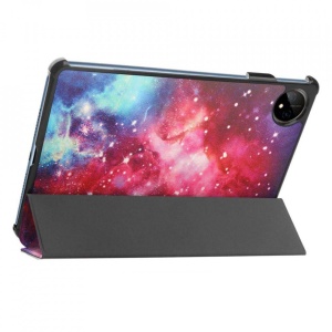 Husa Smart Cover tableta, pentru Huawei MatePad Pro 11 2022, model galaxie, roz