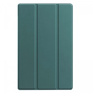 Husa Smart Cover tableta, pentru Lenovo Tab M10 Plus gen 3 10.6 Inch TB-128 2022, verde inchis