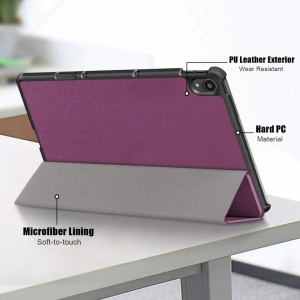 Husa smart cover tableta, pentru Lenovo Tab P11 Plus 11 inch J616/J607 mov