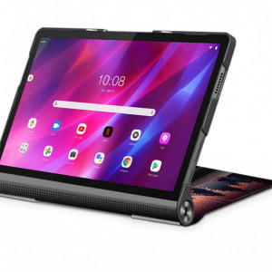 Husa Smart Cover tableta, pentru Lenovo Yoga Tab 11 YT-J706F 11 inch 2021 model peisaj, multicolor