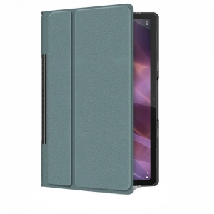 Husa Smart Cover tableta, pentru Lenovo Yoga Tab 11 YT-J706F 11 inch 2021 verde inchis