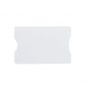 Protectie contactless RFID pentru protejarea cardurilor bancare, Plastic, Alb
