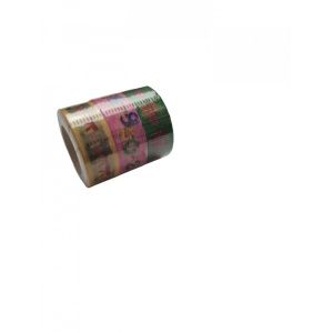 Set 3 Role Banda Adeziva Decorativa din hartie, pentru cadouri si decoratiuni, multicolora