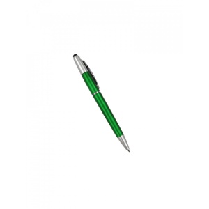Stylus pen cu pix, model Bullet, din material plastic, Verde