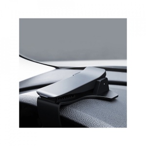 Suport auto pentru telefon cu fixare deasupra ceasurilor din bordul masinii, Negru