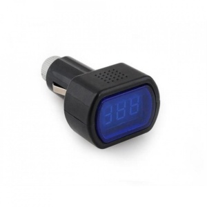 Tester pentru baterie auto, display LED, afisare in timp real, negru