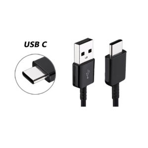 Cablu de incarcare USB to USB-C, EO-IG955, 100 cm, Negru