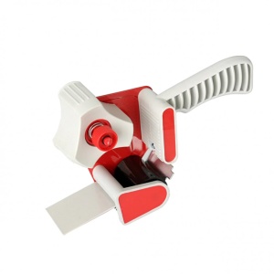 Dispenser manual pentru banda scotch, 50 mm, Rosu