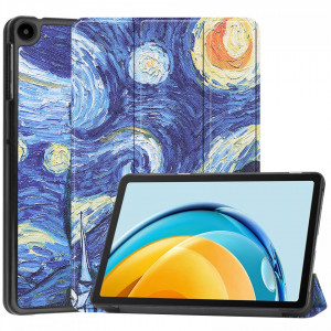 Husa Smart Cover tableta, pentru Huawei Matepad SE 10.4 inch 2022 AGS5-L09 AGS5-W09, starry sky, albastru