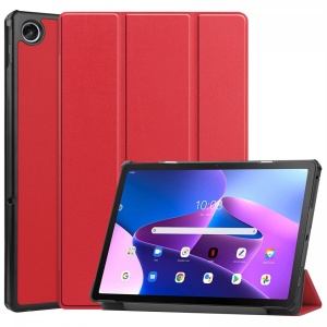 Husa Smart Cover tableta, pentru Lenovo Tab M10 Plus gen 3 10.6 Inch TB-128 2022, rosie