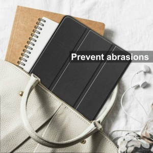 Husa Smart Cover tableta, pentru Lenovo Tab P12 Pro Q706FZ 12.6 inch, neagra
