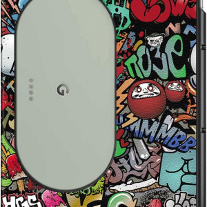 Husa Smart Cover tableta, pentru Pixel Tablet 11 inch 2023, graffiti